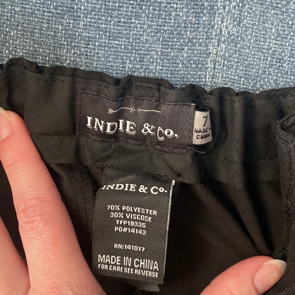 Indie and Co - Black Formal Pants - Size 7 - Picture 4 of 4